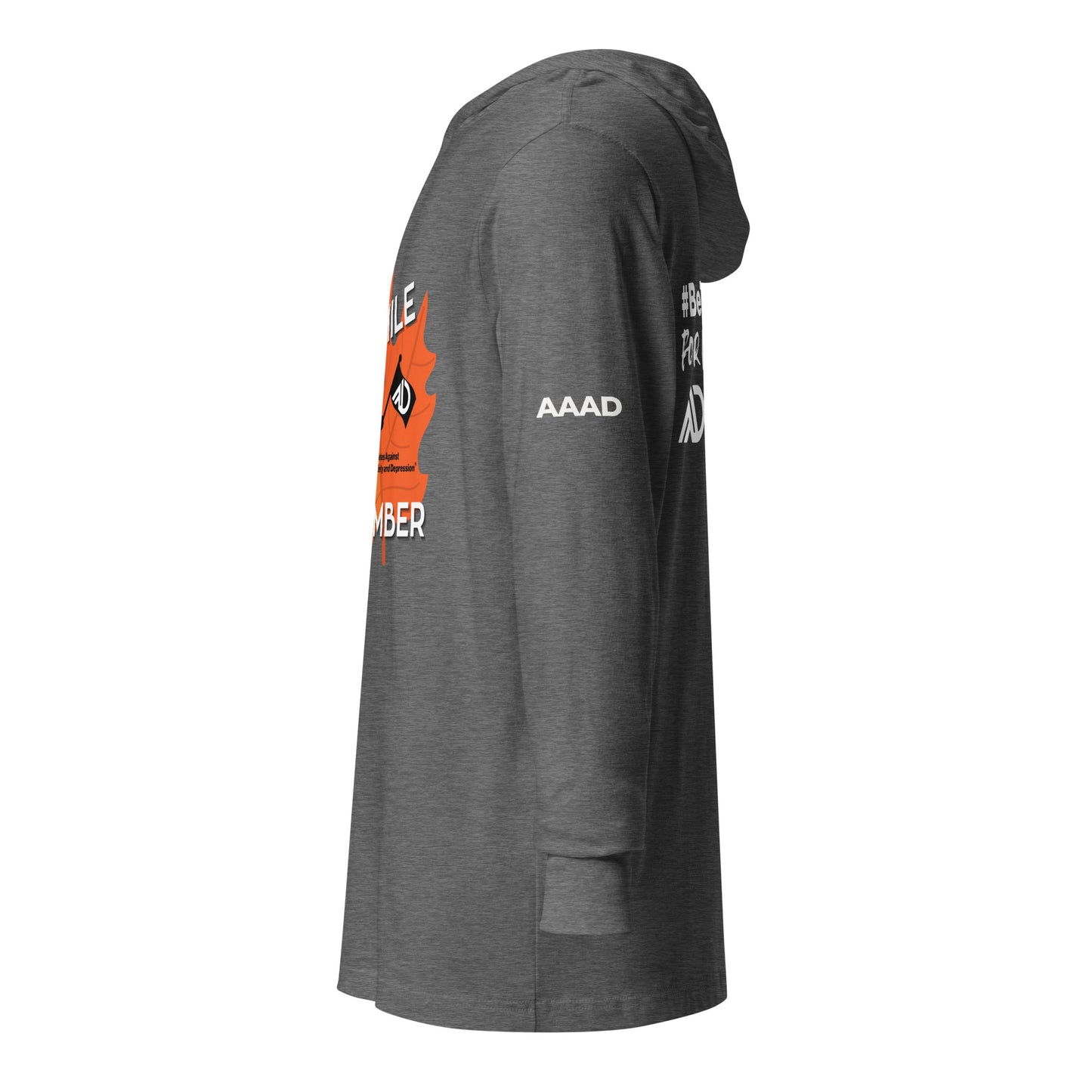 2024 #100MileNovember Unisex Hooded Long Sleeve Tee