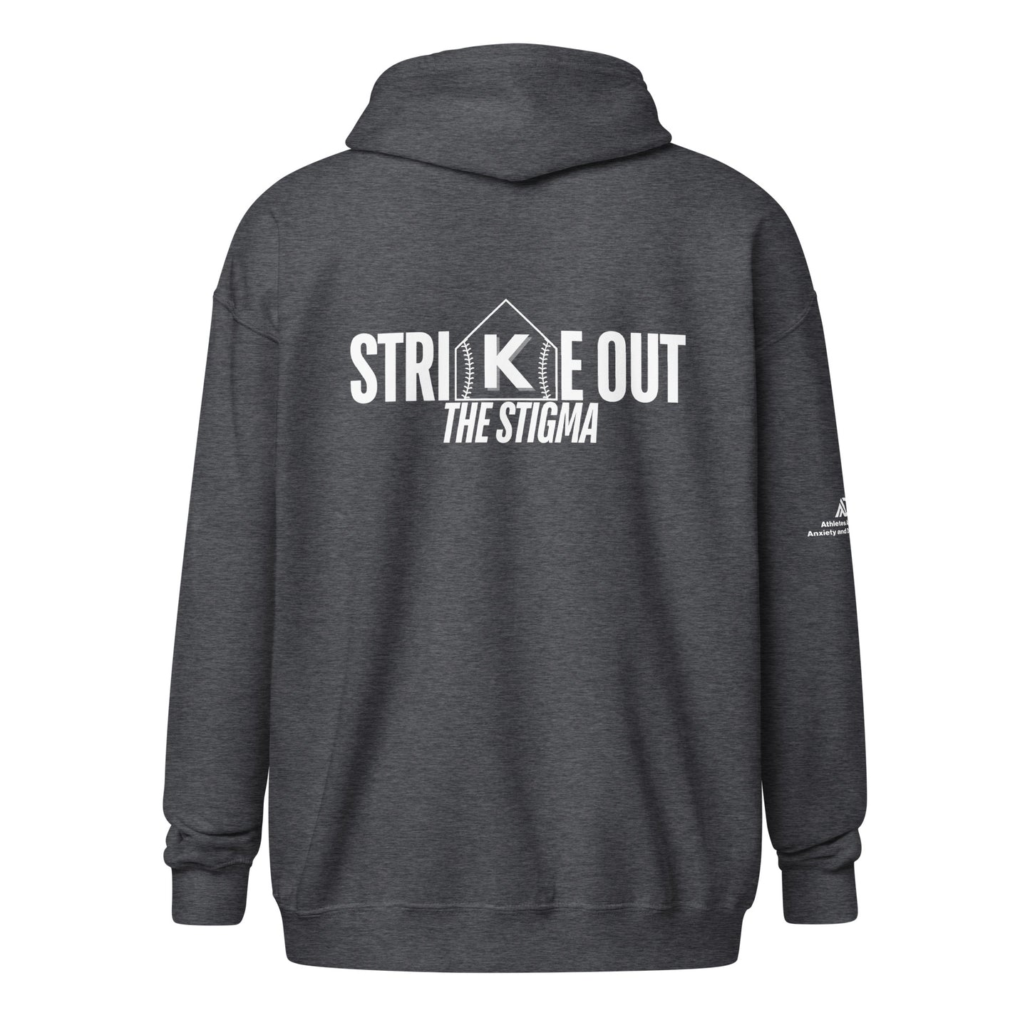 STRIKE OUT the Stigma Unisex heavy blend zip hoodie