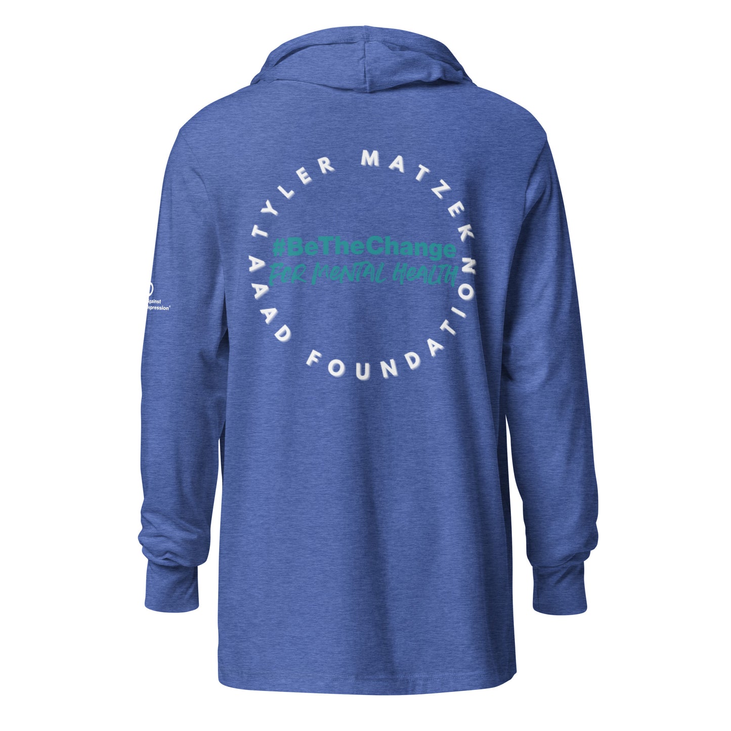 STRIKE OUT the Stigma Hooded long-sleeve tee