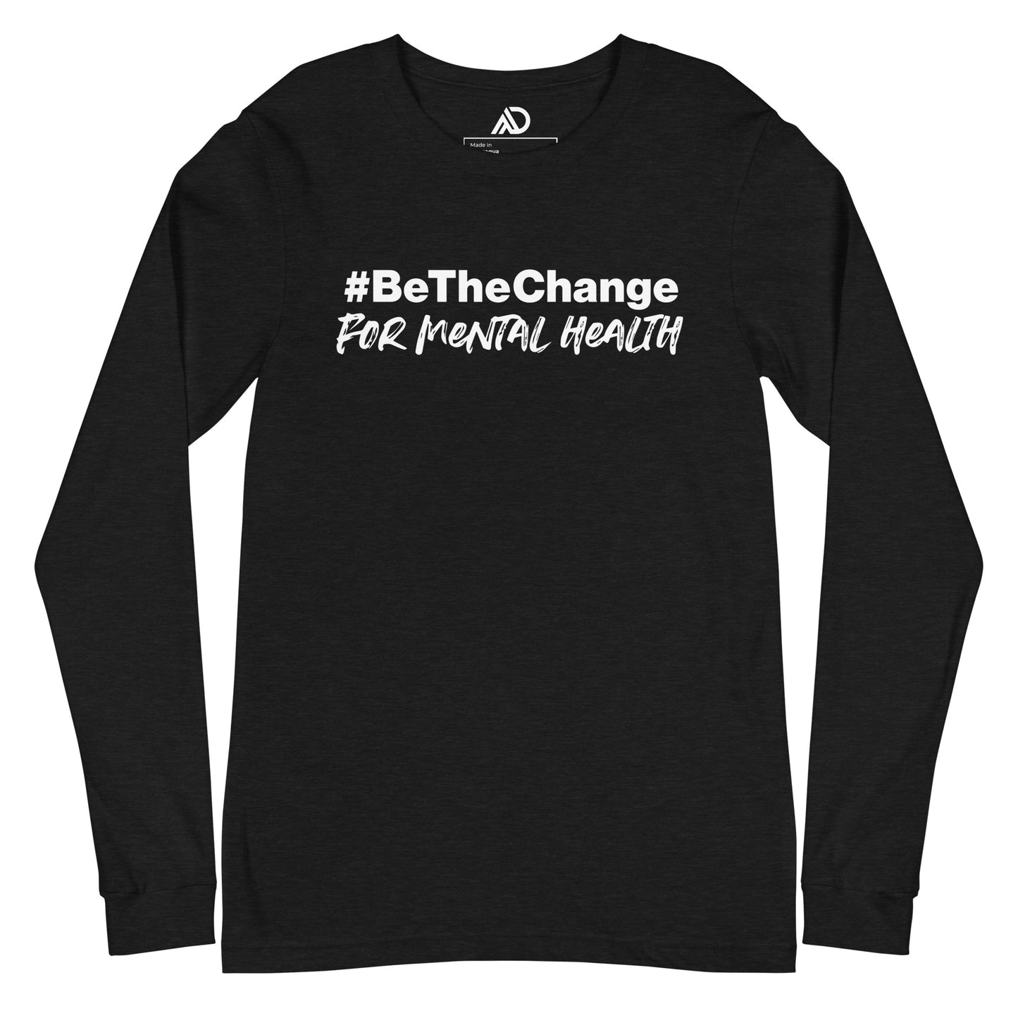 #BetheChange Unisex Long Sleeve Tee