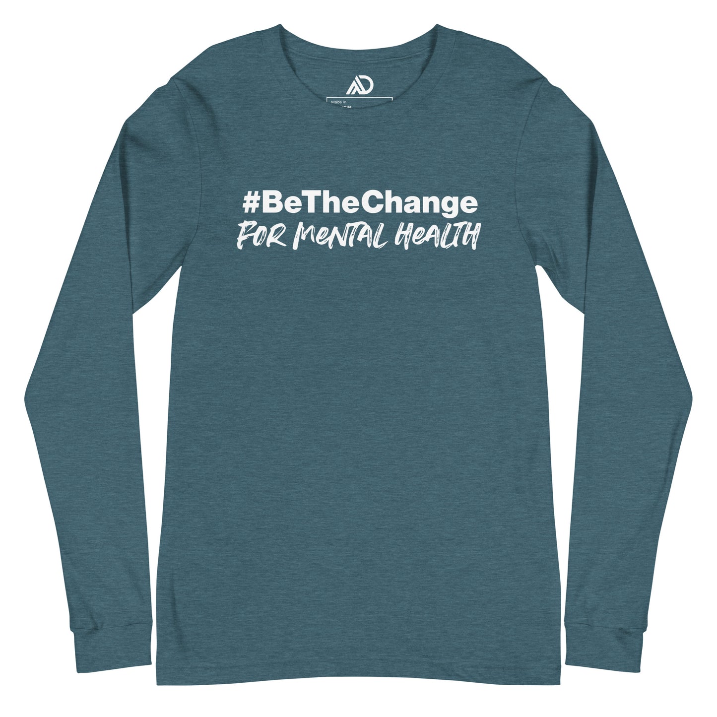 #BetheChange Unisex Long Sleeve Tee