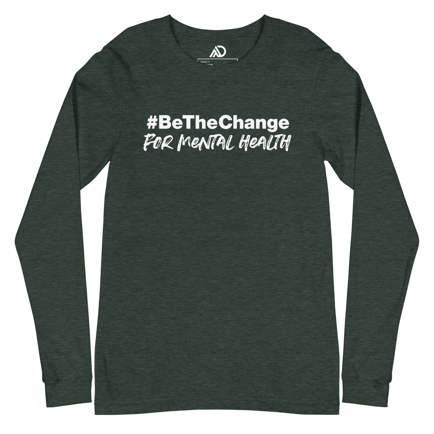 #BetheChange Unisex Long Sleeve Tee