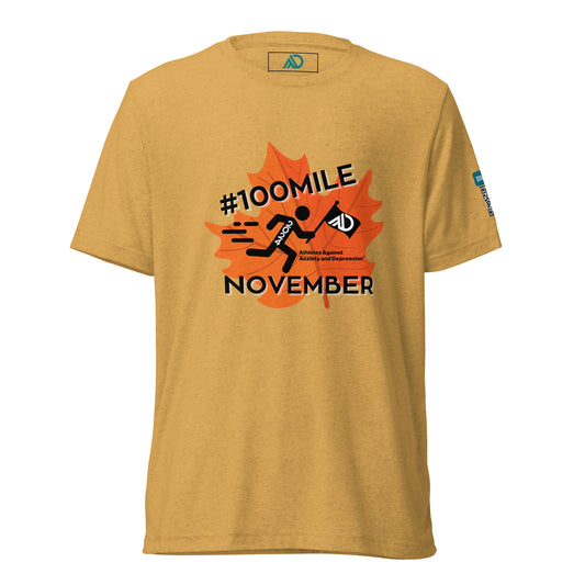 2024 #100MileNovember (QR CODE Included) Unisex Short Sleeve Tee